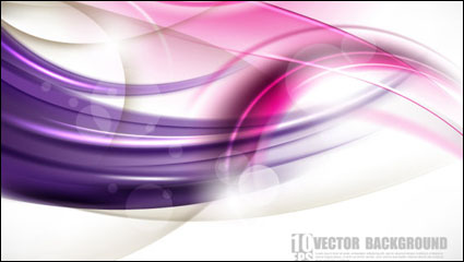 Una hermosa lnea de flujo dinmico fondo 01 - vector de material