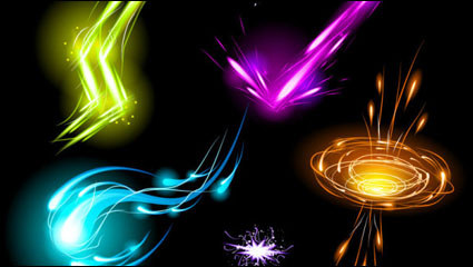 Lnea de flujo Colorful 02 - vector de material