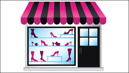 Moda compras 05 - vector de material