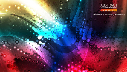 El color brillante fluido dinmico 02 - vector de material