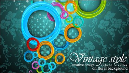 La tendencia de fondo 02 - vector de material