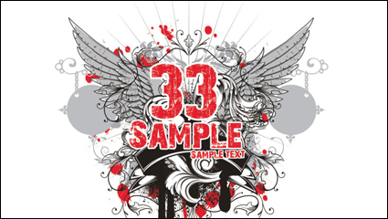 Tendencia camiseta patrn 19 - vector de material