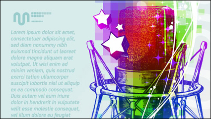 El patrn de textura de tendencia 08 - vector de material