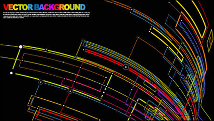 La lnea de flujo dinmico comercial 01 - vector de material
