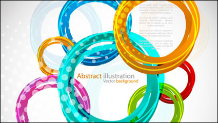 Moda crculo 02 - vector de material