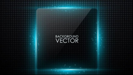 Vidrio frontera textura 03 - vector de material