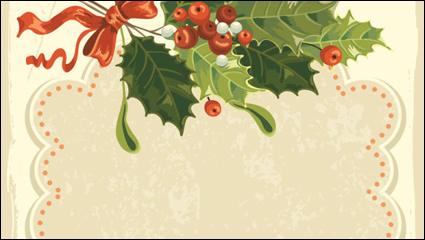 Hermoso fondo de Navidad 03 - Vector