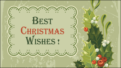 Hermoso fondo de Navidad 02 - Vector