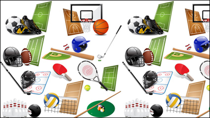 Equipo deportivo vector de material -05