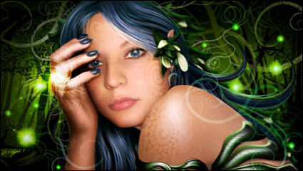 Asistente de dibujo realista belleza vector de material