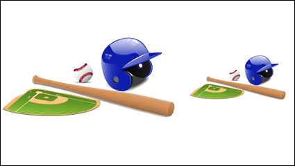 Equipo deportivo vector de material -01
