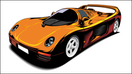 Coche deportivo Hermosa 02-vector