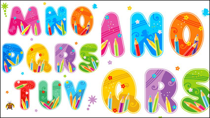 Font Design Series 45 - vector de material