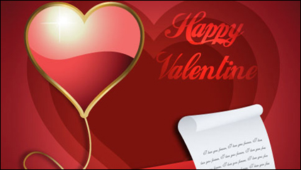Antecedentes del Da de San Valentn exquisita 04 - Vector