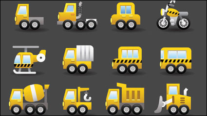 Lindo transporte de vectores -3