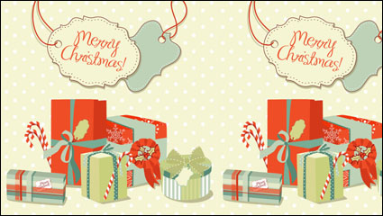 Hermoso patrn de Navidad 03 - Vector