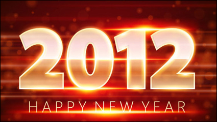 Bright 2012 fuente - vector de material