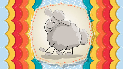 Cartoon ilustrador 01 - vector de material