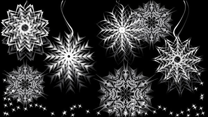 Modelo blanco y negro 03 - vector material
