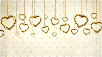 De fondo de San Valentn tarjeta de 04 - vector