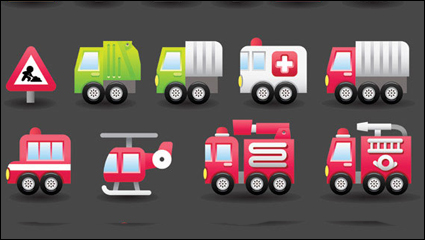 Lindo vector material -4 transporte