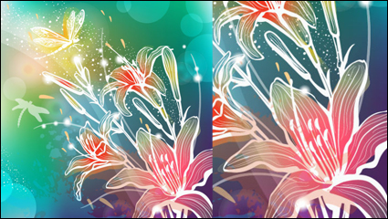 Fondo del modelo Gorgeous 03 - Vector