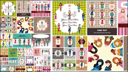 Personaje de dibujos animados mapa vector download