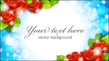 Roses frontera 02 - vector de material