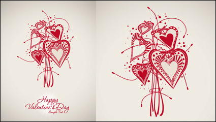 Valentine fondo 03 - vector de material