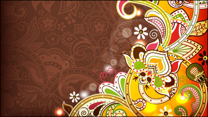 Retro patrn 05 - vector de material