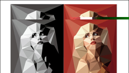 Figuras de colores - vector de material