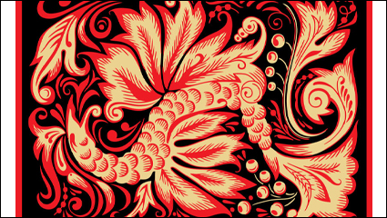 El papel de corte Phoenix patrn - Vector