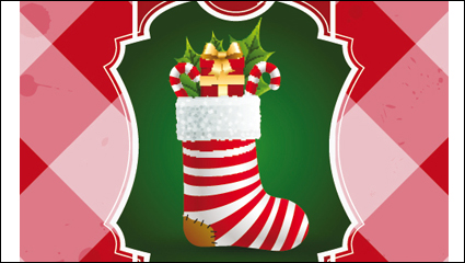 Hermoso fondo de Navidad 01 - vector de material