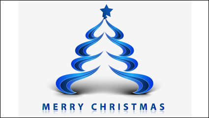 Creativo rbol de Navidad 06 - vector de material