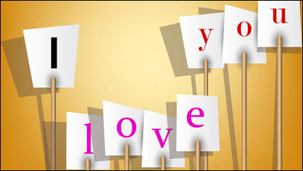 Elementos de las etiquetas de San Valentn 09 - vector de material