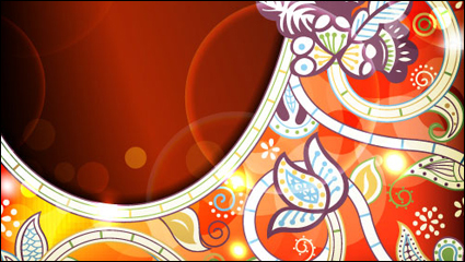 Retro patrn 04 - vector de material