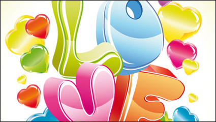 Valentine Cute Design 03 - vector de material