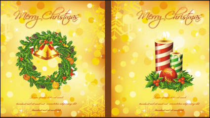 Hermosos elementos de la Navidad 05 - vector de material