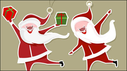 Historieta Santa Claus ficha 02 - vector de material