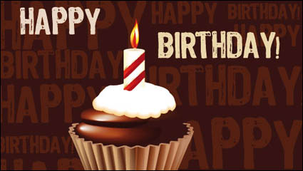 Torta de cumpleaños 01 - vector de material
