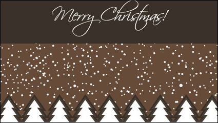 Caricatura de Navidad de fondo 04 - vector de material
