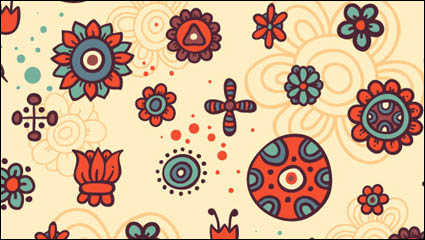 Cartoon patrn de fondo 01 - vector de material