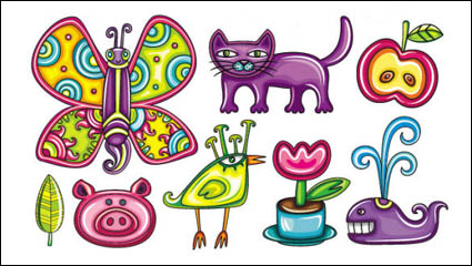 Ilustracin de dibujos animados - vector