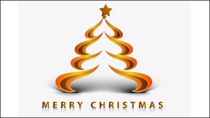 Creativo rbol de Navidad 09 - vector de material