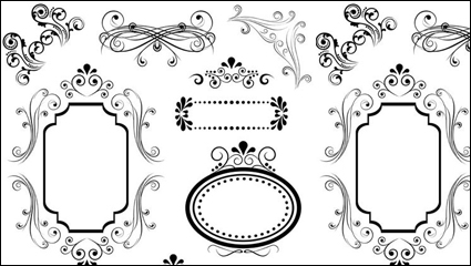 Lneas de frontera europea 04 - vector de material