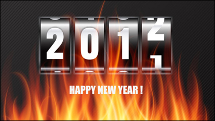 2012 WordArt fondo 01 - vector de material