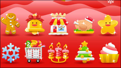 Navidad 01 Material fiesta - vector de material
