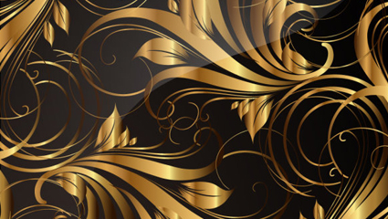 Patrones de oro patrn 03 - vector de material