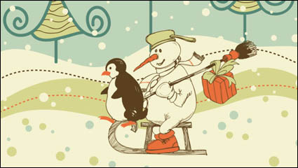 Navidad elementos ilustrador 06 - vector de material