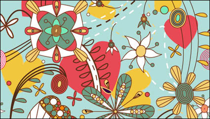 Cartoon patrn 02 - vector de material